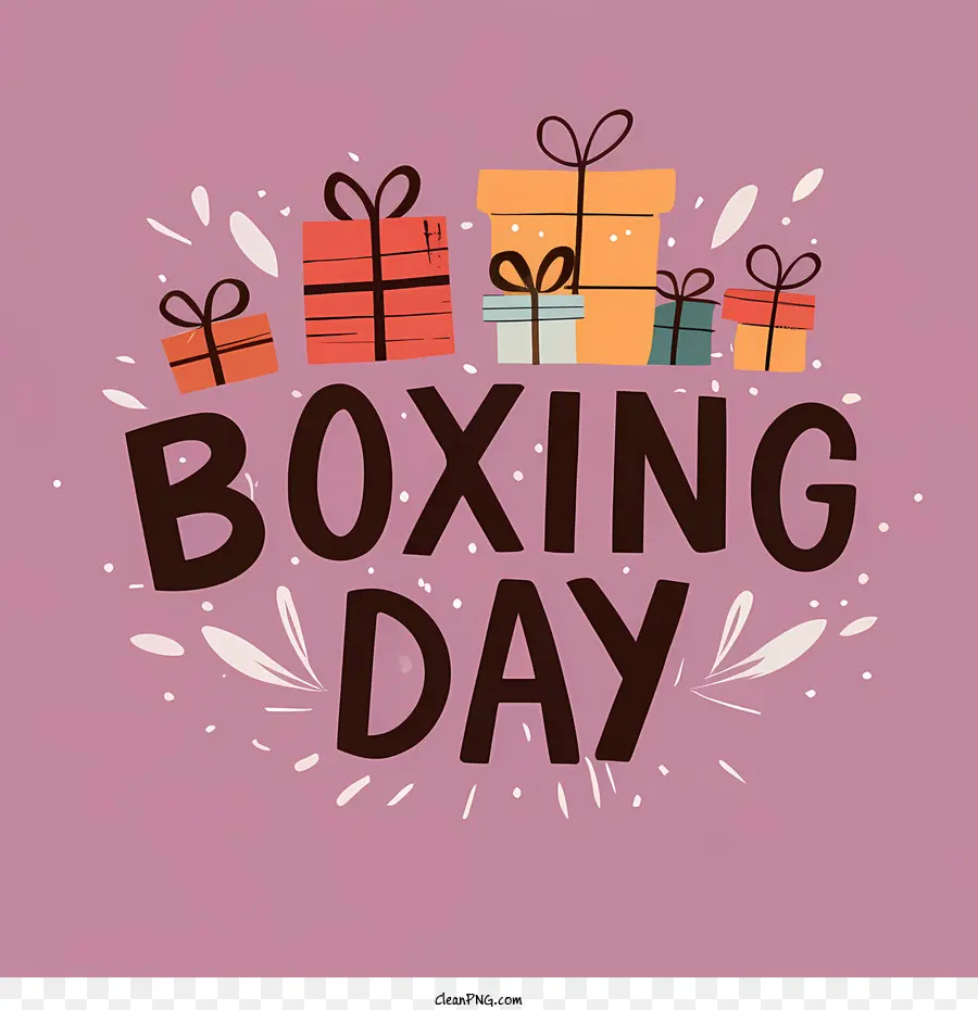 Boxing Day，Caixas De Presente PNG