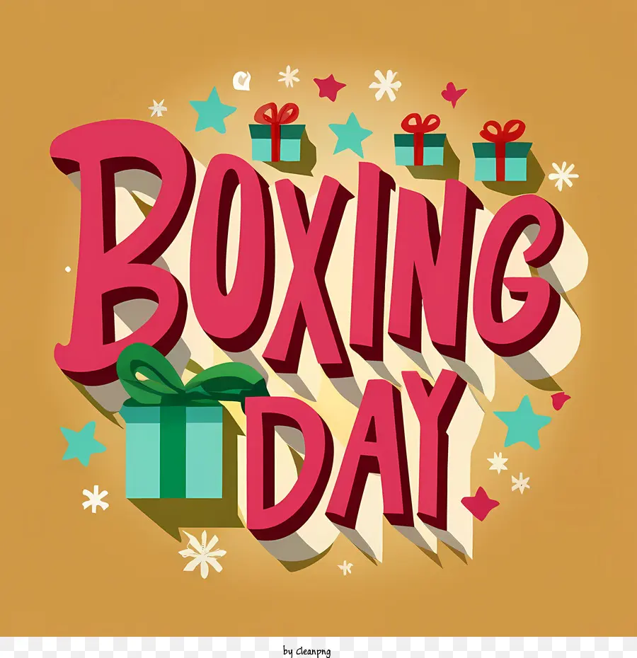 Boxing Day，Caixa De Presente PNG