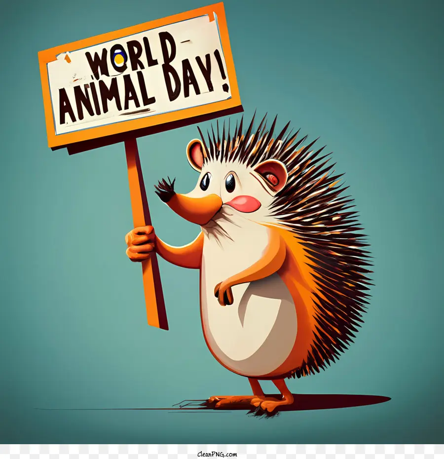 Dia Mundial Dos Animais，Ouriço PNG