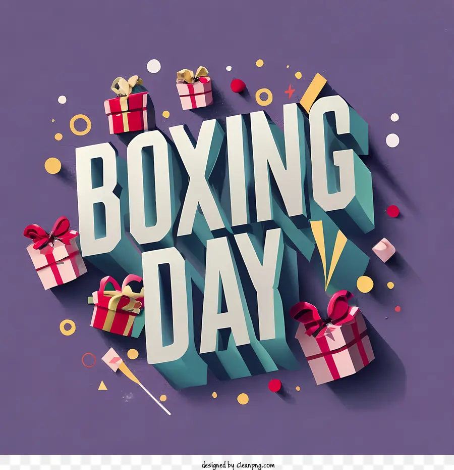 Boxing Day，Presente PNG