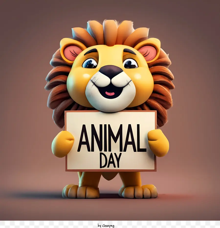 Dia Mundial Dos Animais，Animais Dos Desenhos Animados PNG