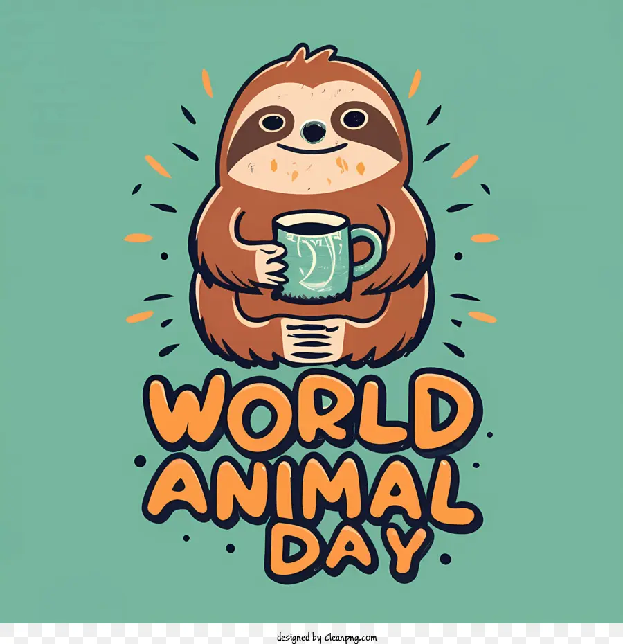 Dia Mundial Dos Animais，Preguiça PNG