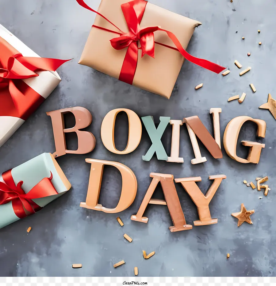 Boxing Day，Presente PNG