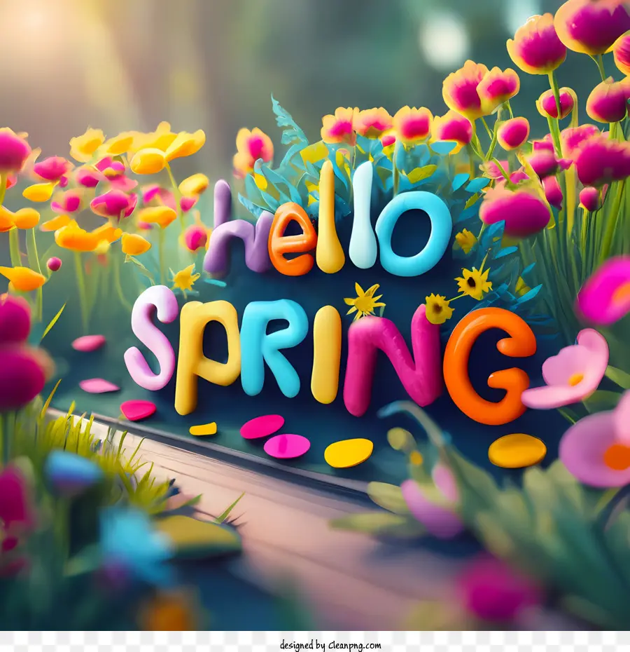 Primavera，Olá Primavera PNG