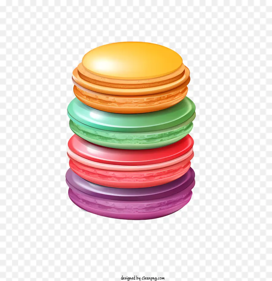 Dia Do Macarrão，Macarons Coloridos PNG