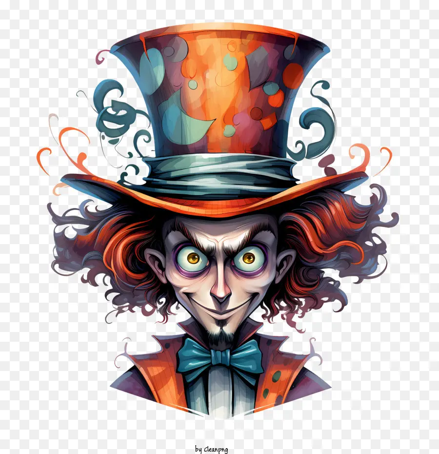 Mad Hatter Dia，Cientista Louco PNG