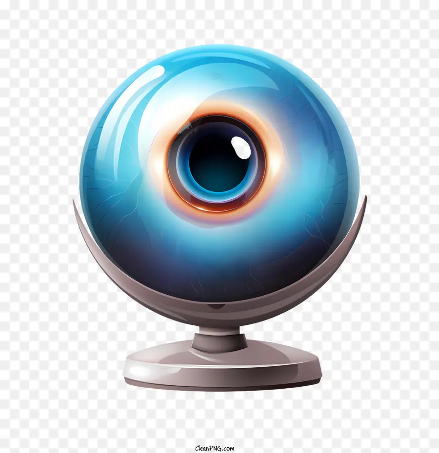 Globo Ocular De Halloween，Olho Azul PNG