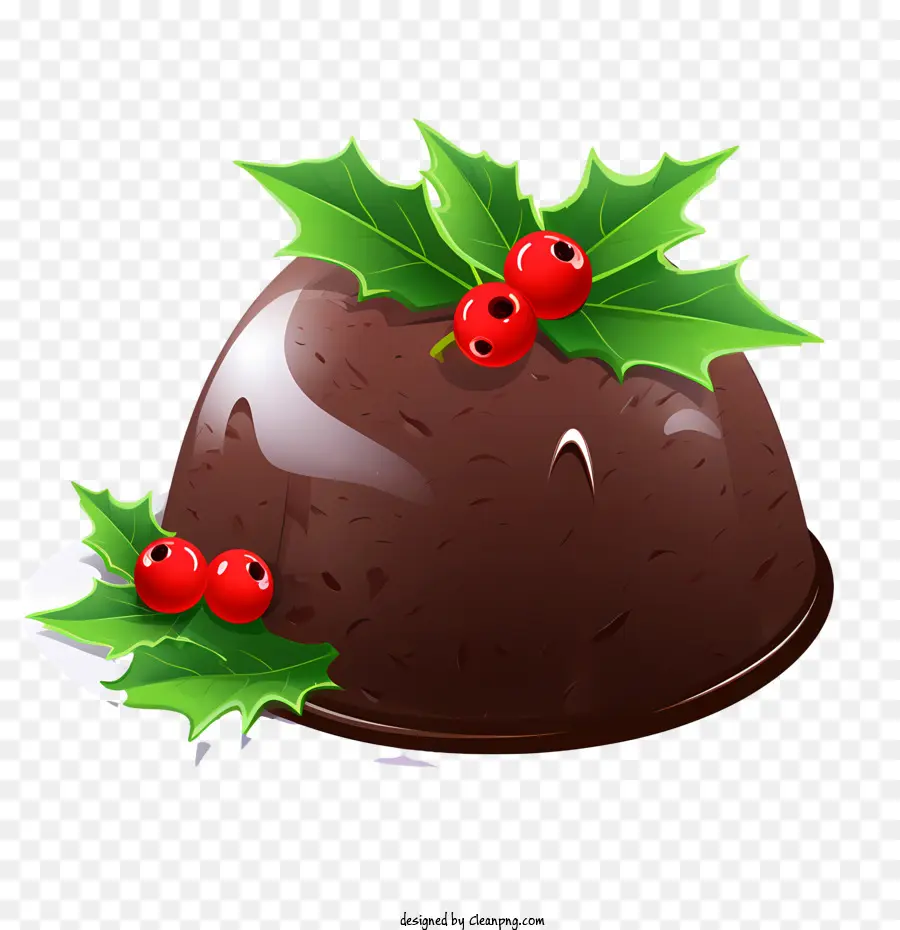 Pudim De Natal，Bolo De Chocolate PNG