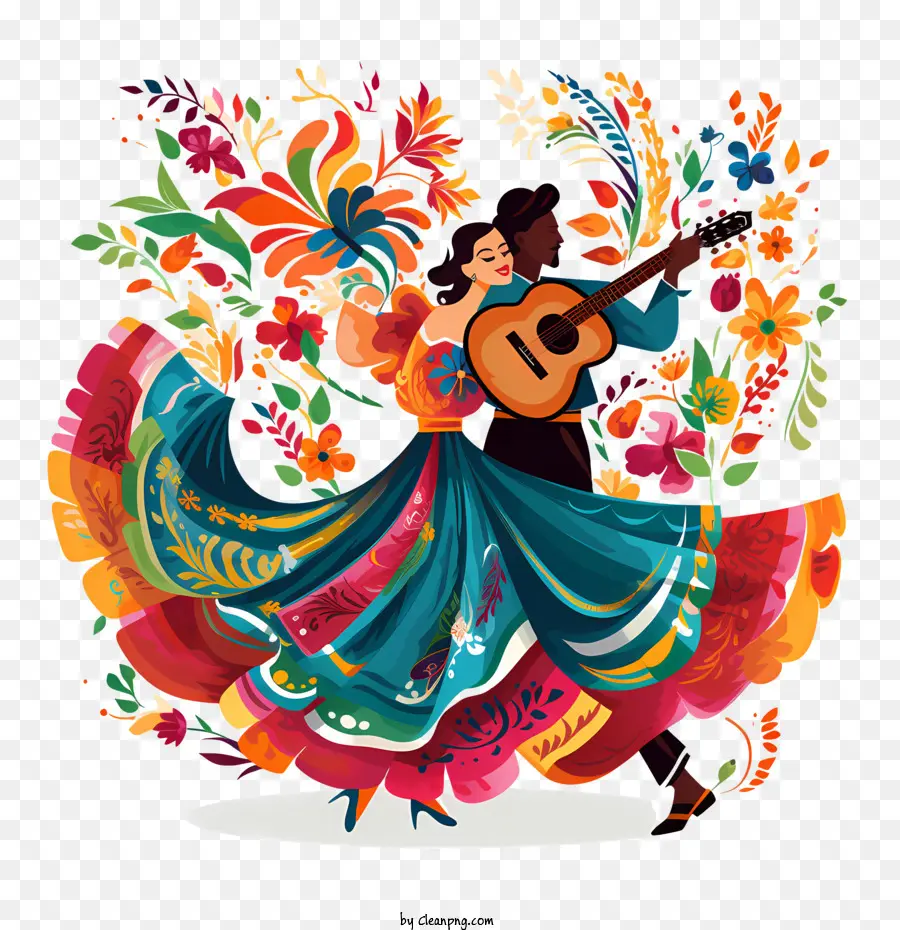Dia Da Independência Do México，Dança PNG