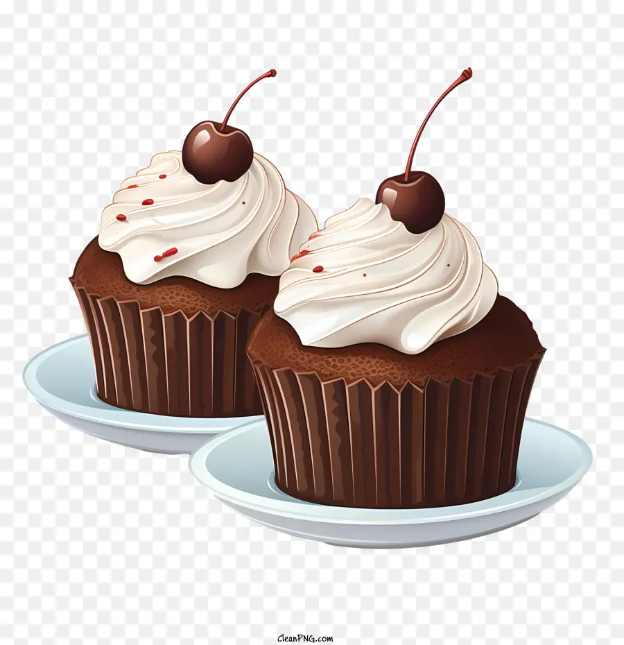 Dia Do Cupcake De Chocolate，Cupcakes PNG