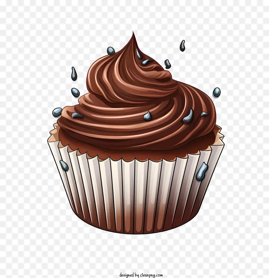 Dia Do Cupcake De Chocolate，Cupcake De Chocolate PNG