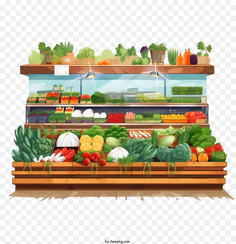 Mercado De Alimentos Vegetarianos，Legumes PNG