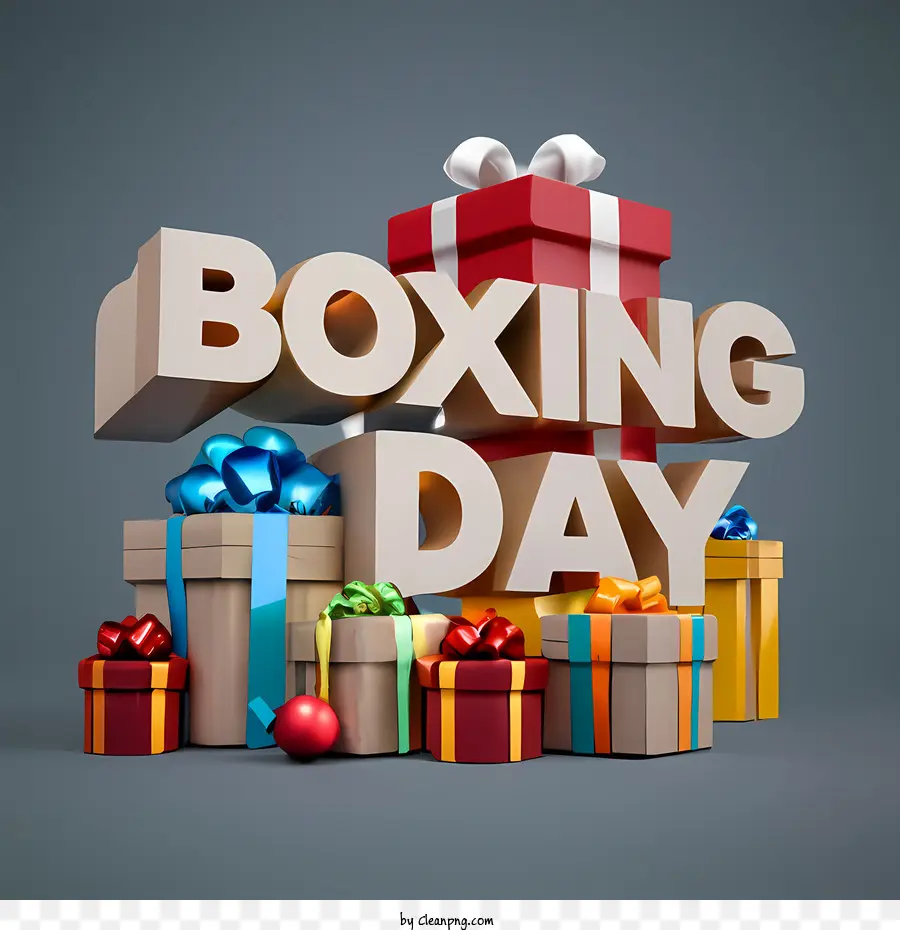 Boxing Day，Caixas De Presente PNG