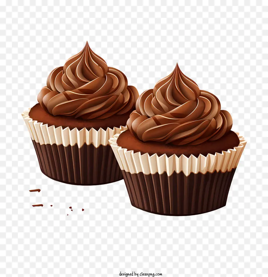 Dia Do Cupcake De Chocolate，Cupcakes De Chocolate PNG