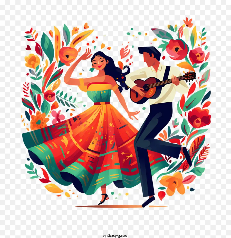 Dia Da Independência Do México，Flamenco Dancer PNG