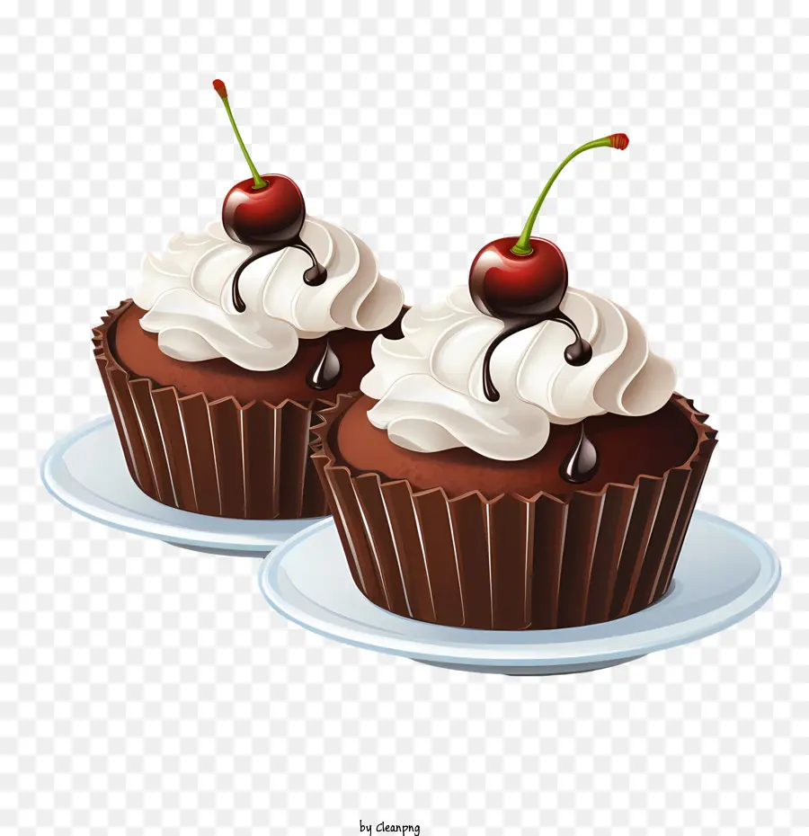 Dia Do Cupcake De Chocolate，Cupcakes De Chocolate PNG