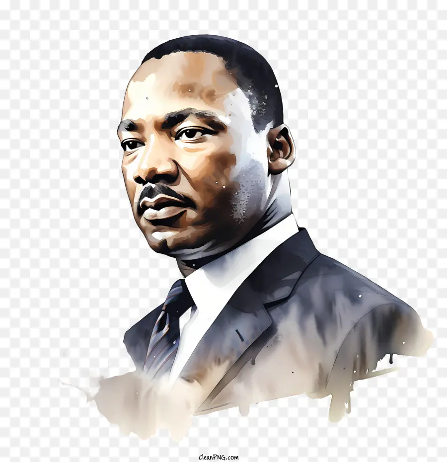 Martin Luther King Jr Dias，Retrato PNG
