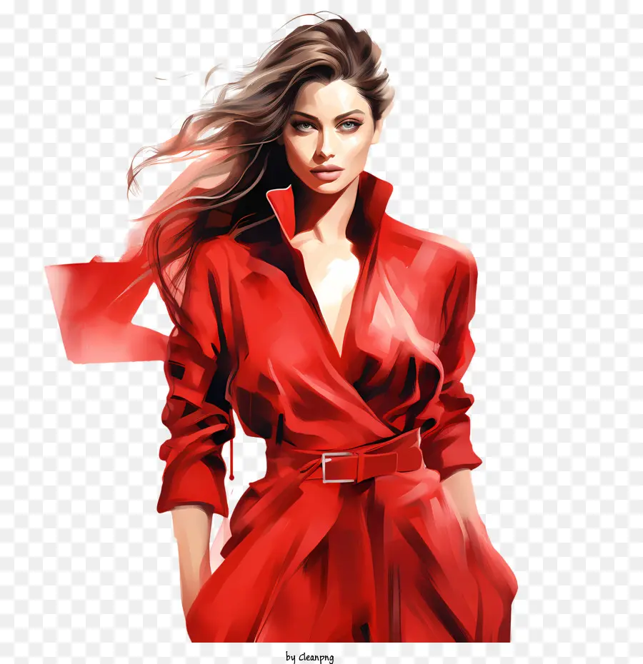 National Wear Red Day，Vestido Vermelho PNG