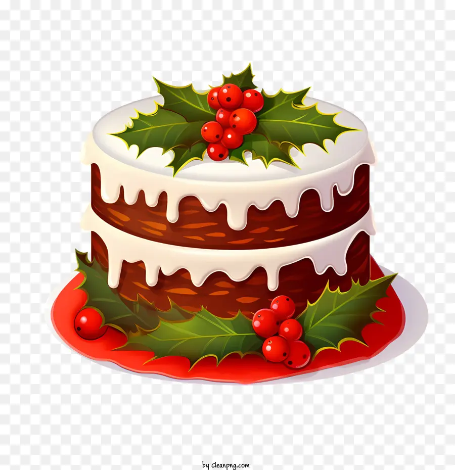 Bolo De Natal，Bolo De Chocolate PNG