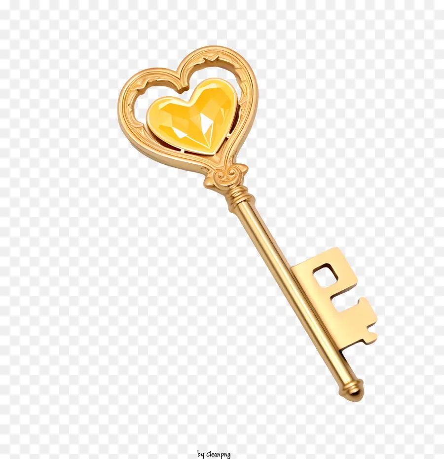 Golden Key，Key PNG