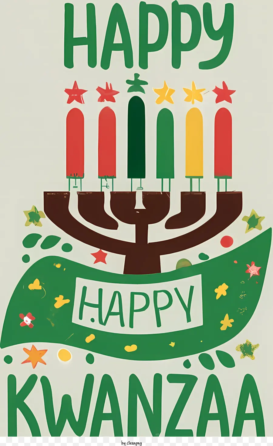 Feliz Kwanzaa，Velas Kwanzaa PNG