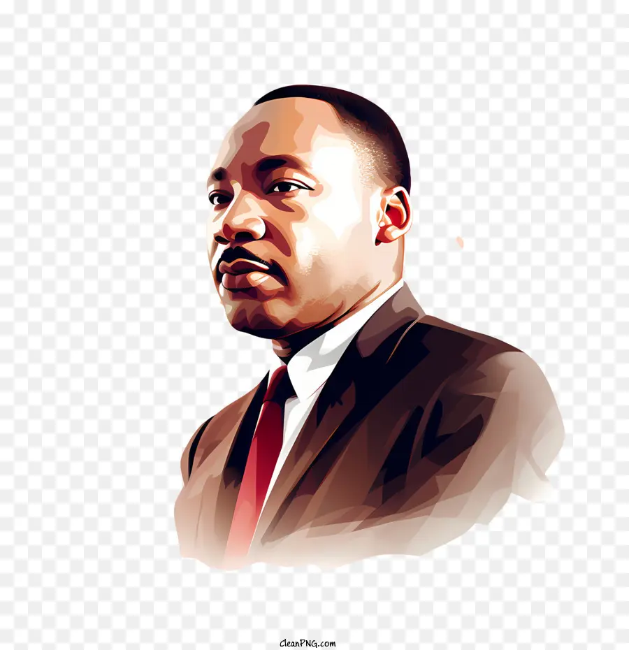 Martin Luther King Jr Dias，Homem PNG