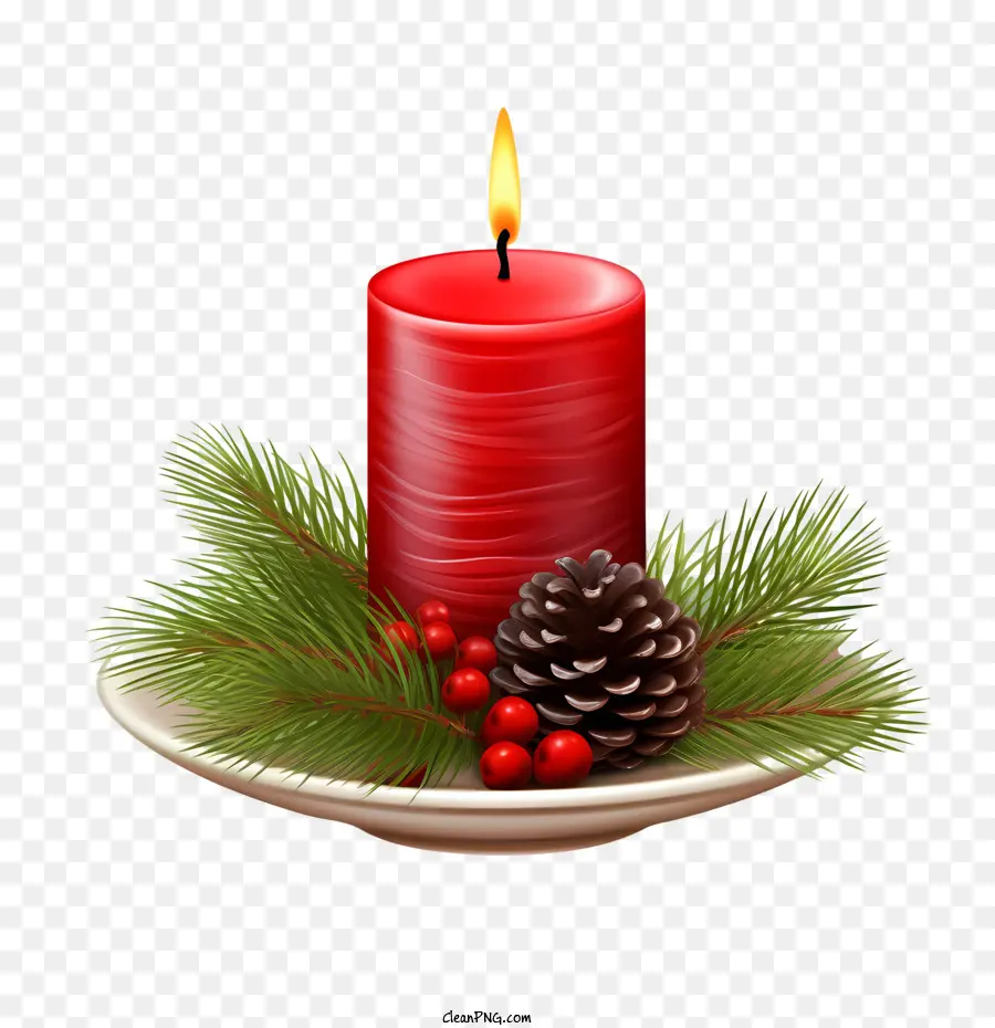 Vela De Natal，Pinecone PNG