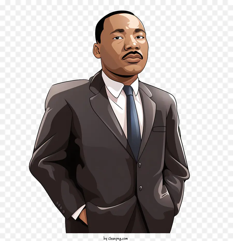 Dia De Martin Luther King Jr，Homem De Terno PNG