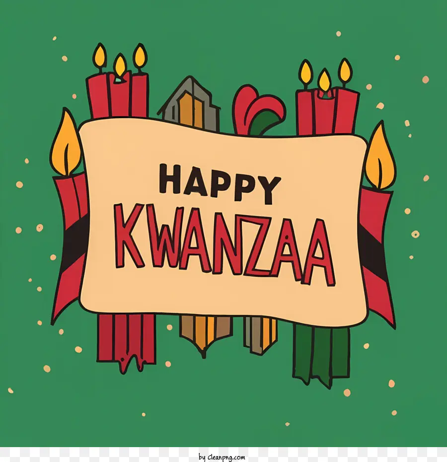 Feliz Kwanzaa，Velas Kwanzaa PNG