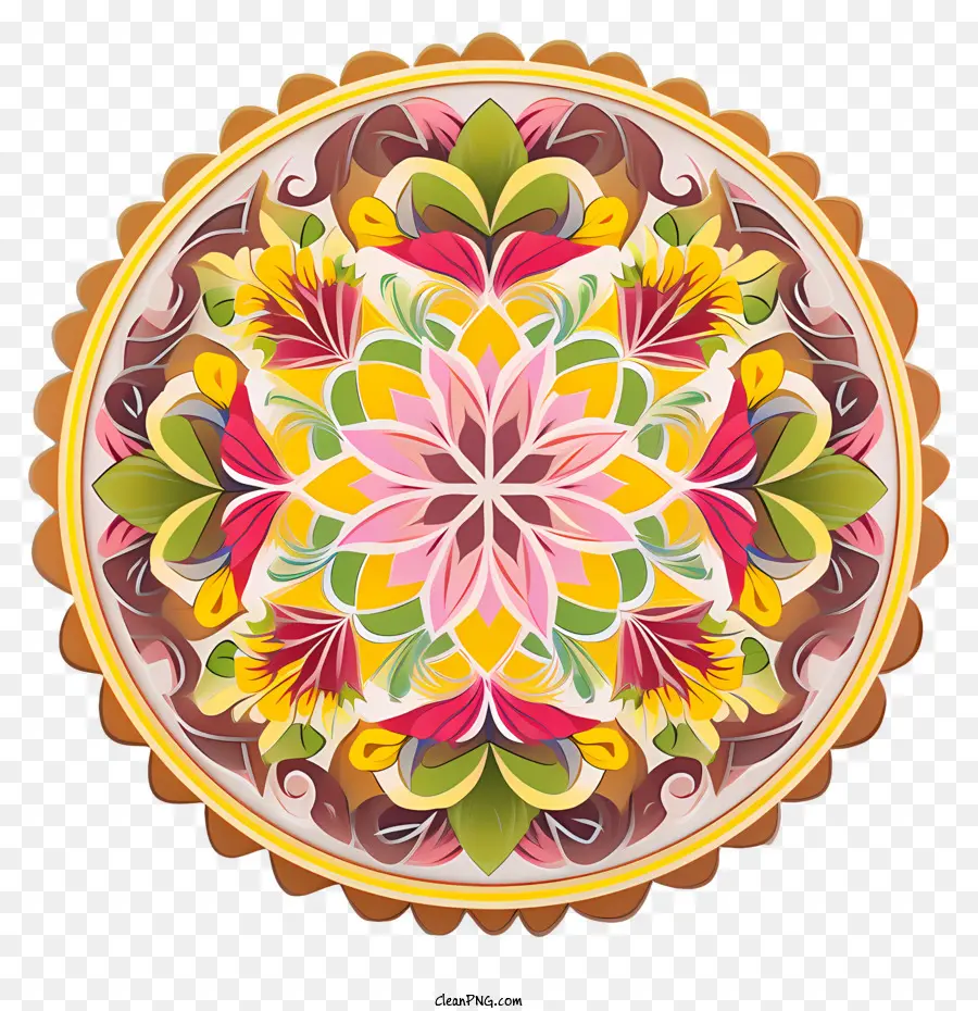 Onã，Floral Rangoli PNG