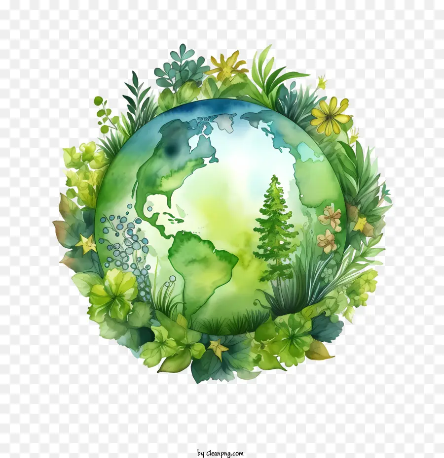 Planeta Verde，Terra Verde PNG