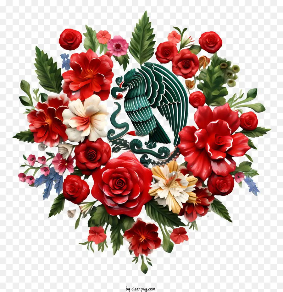 Dia Da Independência Do México，Flores PNG