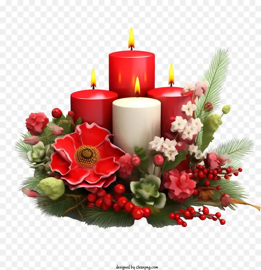 Vela De Natal，Velas PNG