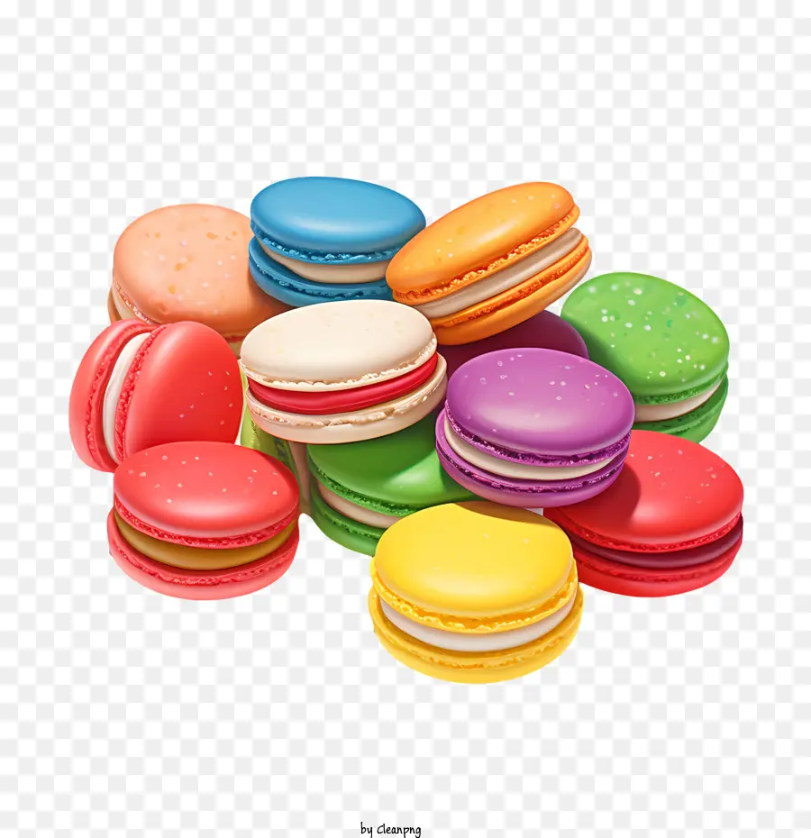 Macaroon Dia，Os Macarons PNG