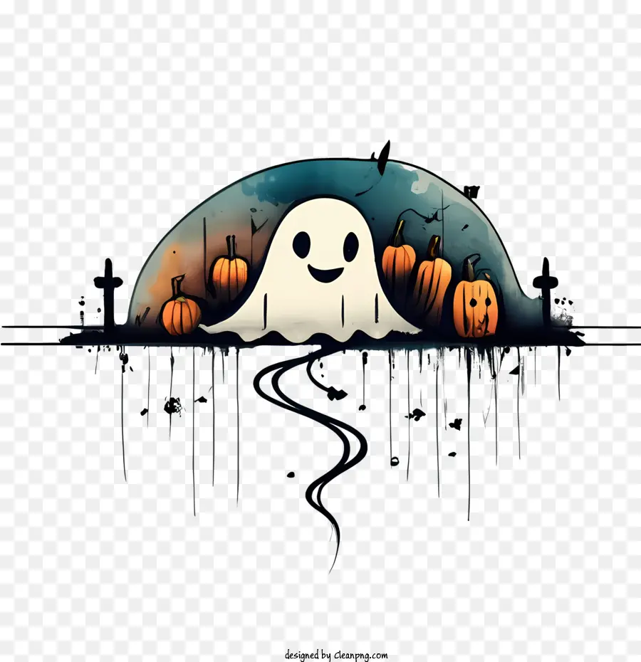 Halloween Ghost，Spooky PNG