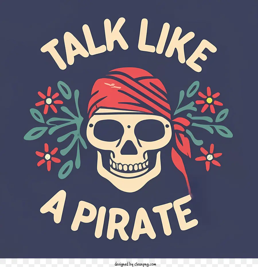 Fale Como Um Dia Pirata，Crânio PNG