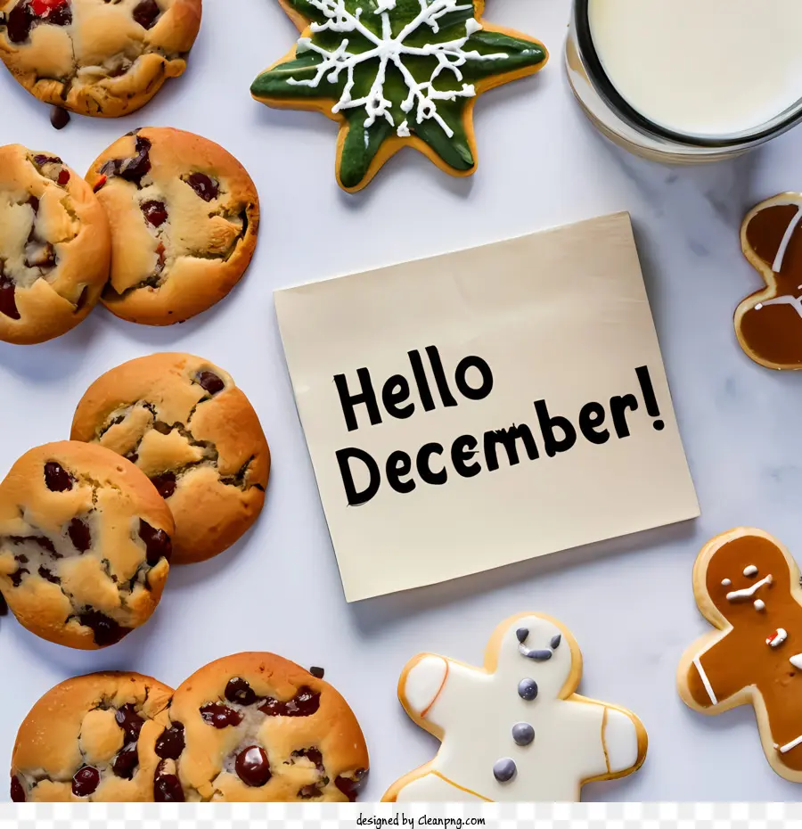Olá De Dezembro De，Cookies PNG
