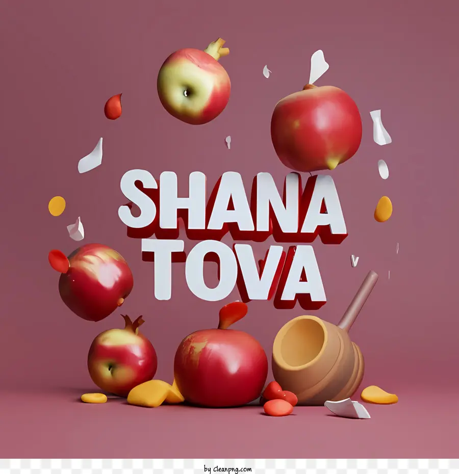 Shanah Tova，Maçãs PNG