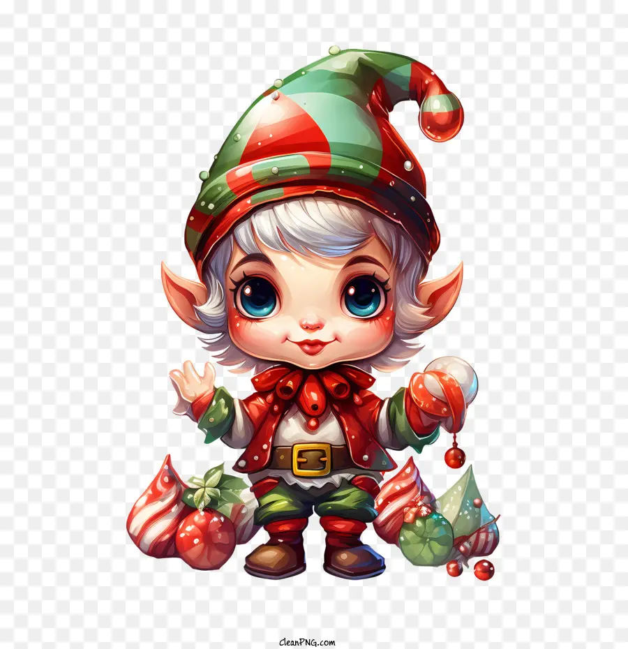 Elfo De Natal，Duende PNG