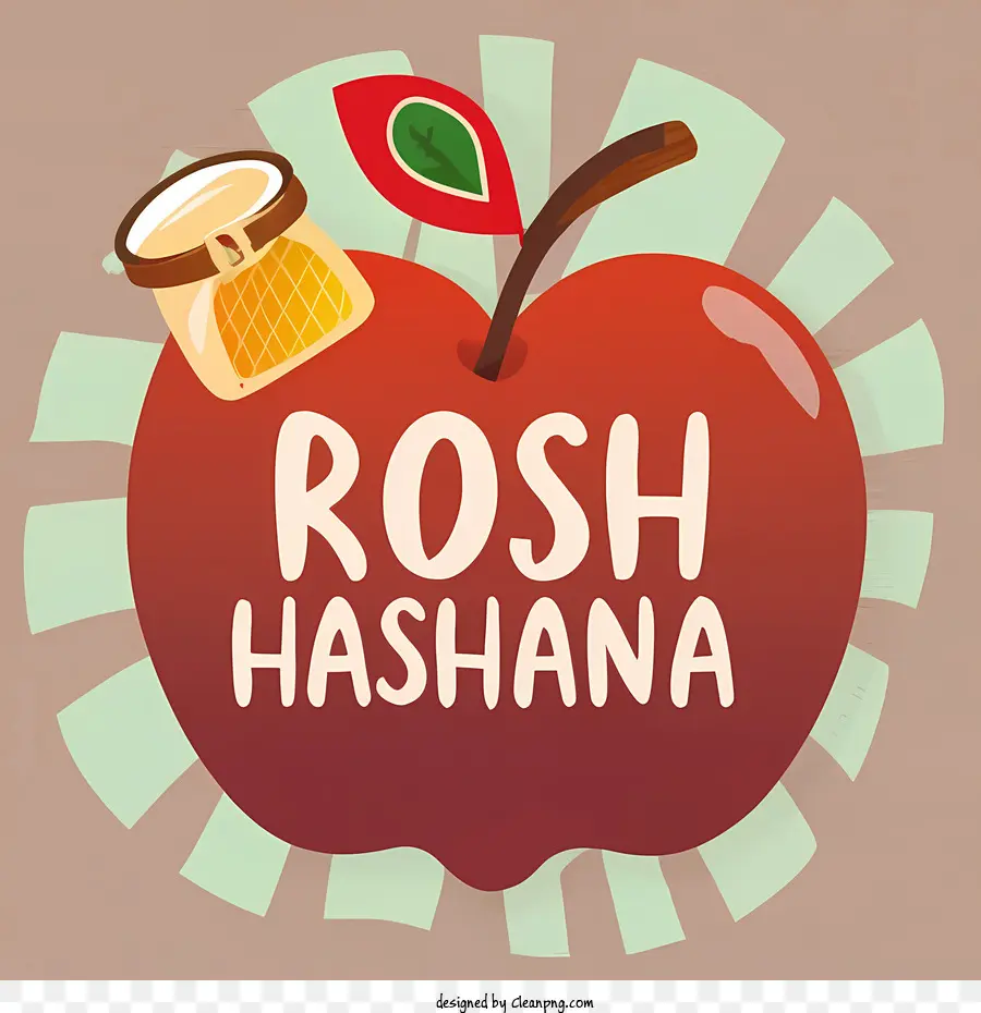 Rosh Hashaná，Maçã Rosh Hashaná PNG