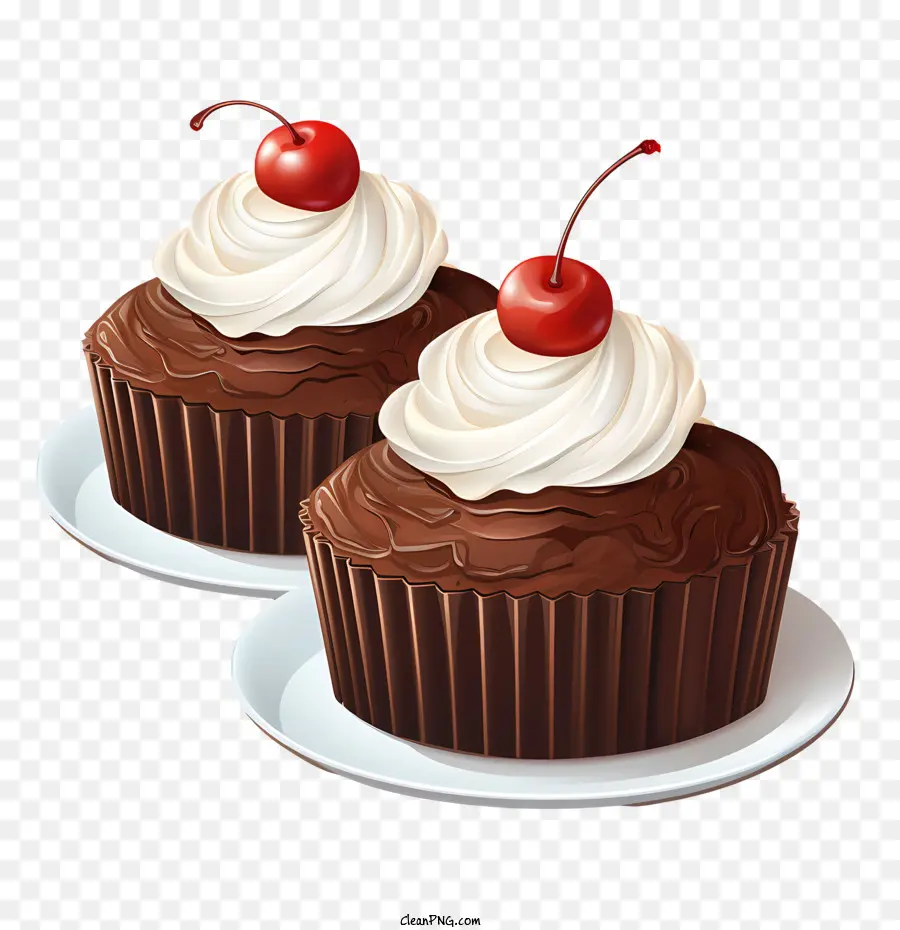 Dia Do Cupcake De Chocolate，Cupcakes De Chocolate PNG