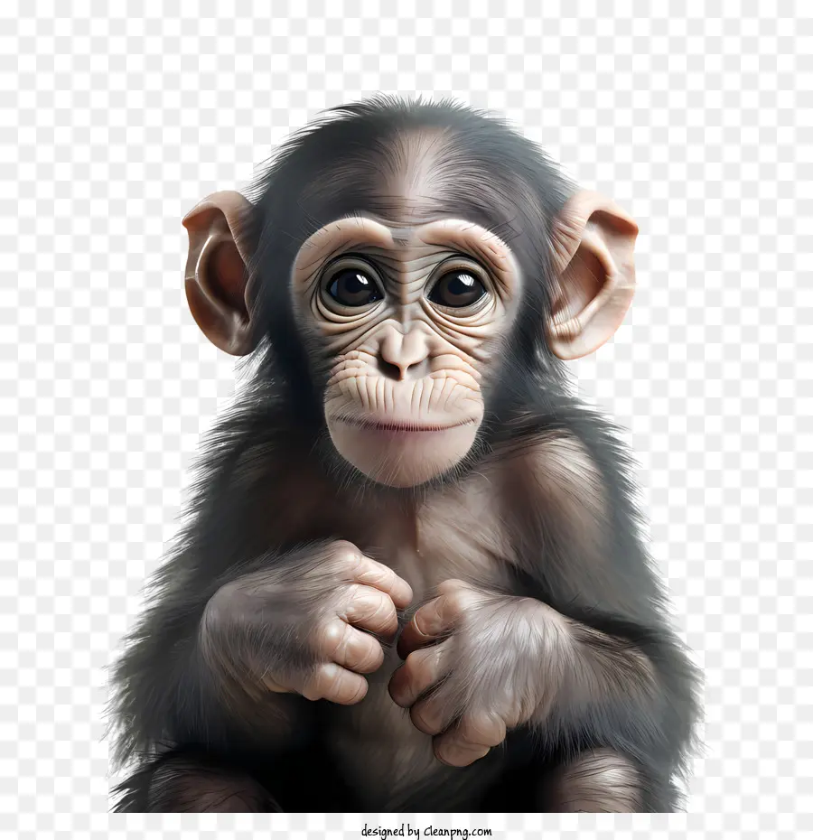 Macaco Dia，Chimpanzé PNG