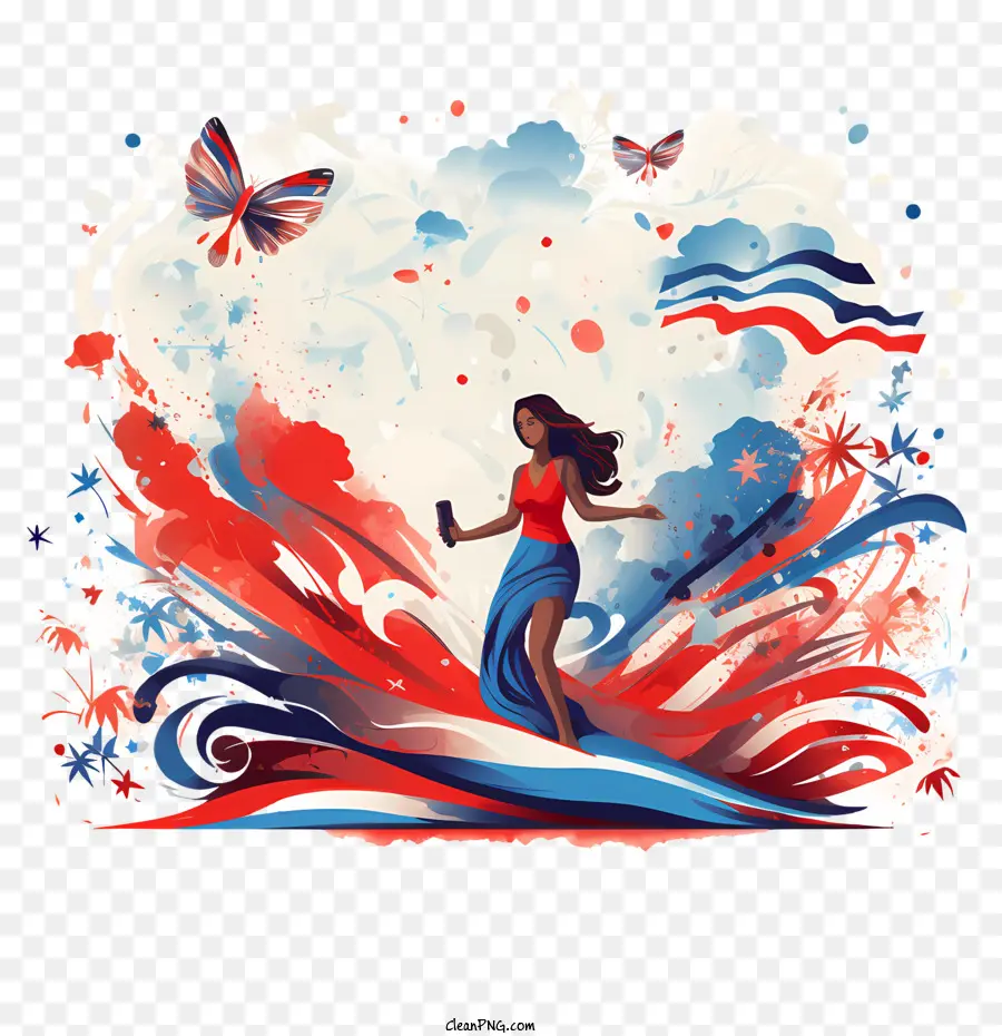 Dia Da Independência Da Costa Rica，Mulher PNG