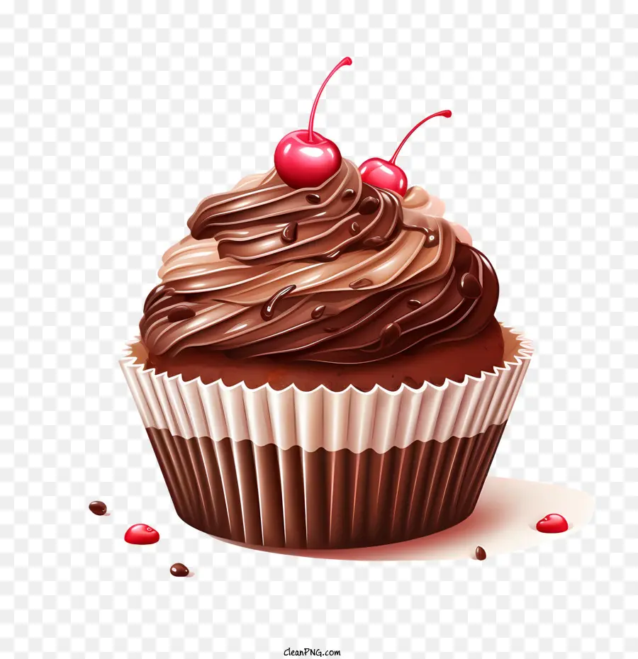 Dia Do Cupcake De Chocolate，Chocolate PNG
