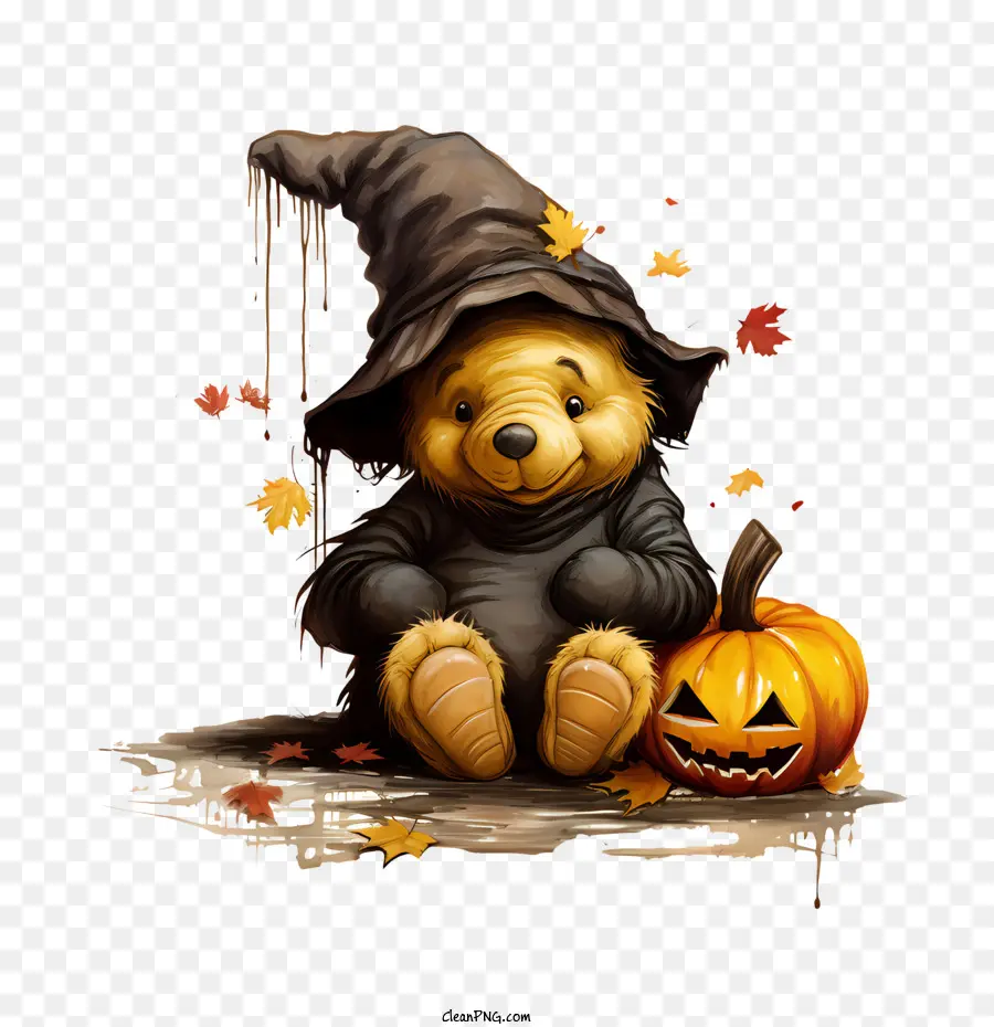 Halloween Urso，Urso PNG