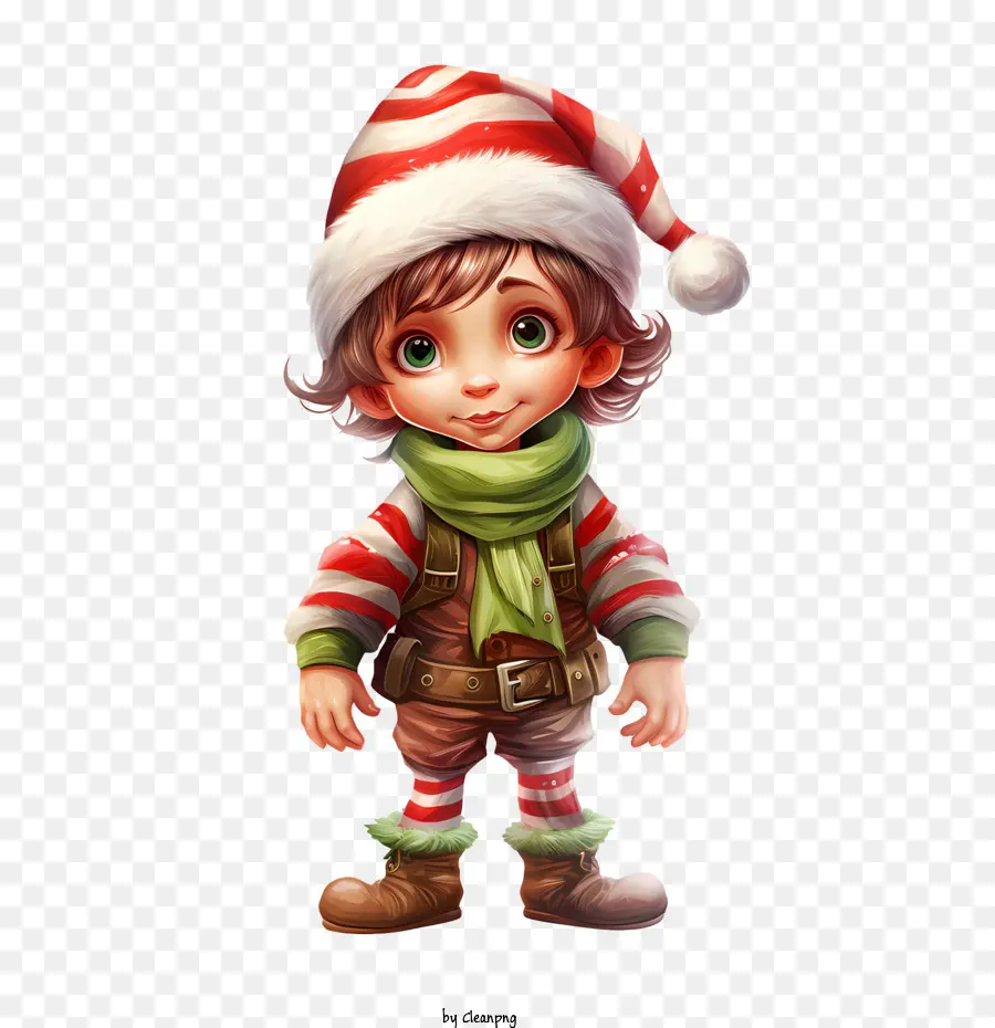 Christmas Elf，Menino PNG