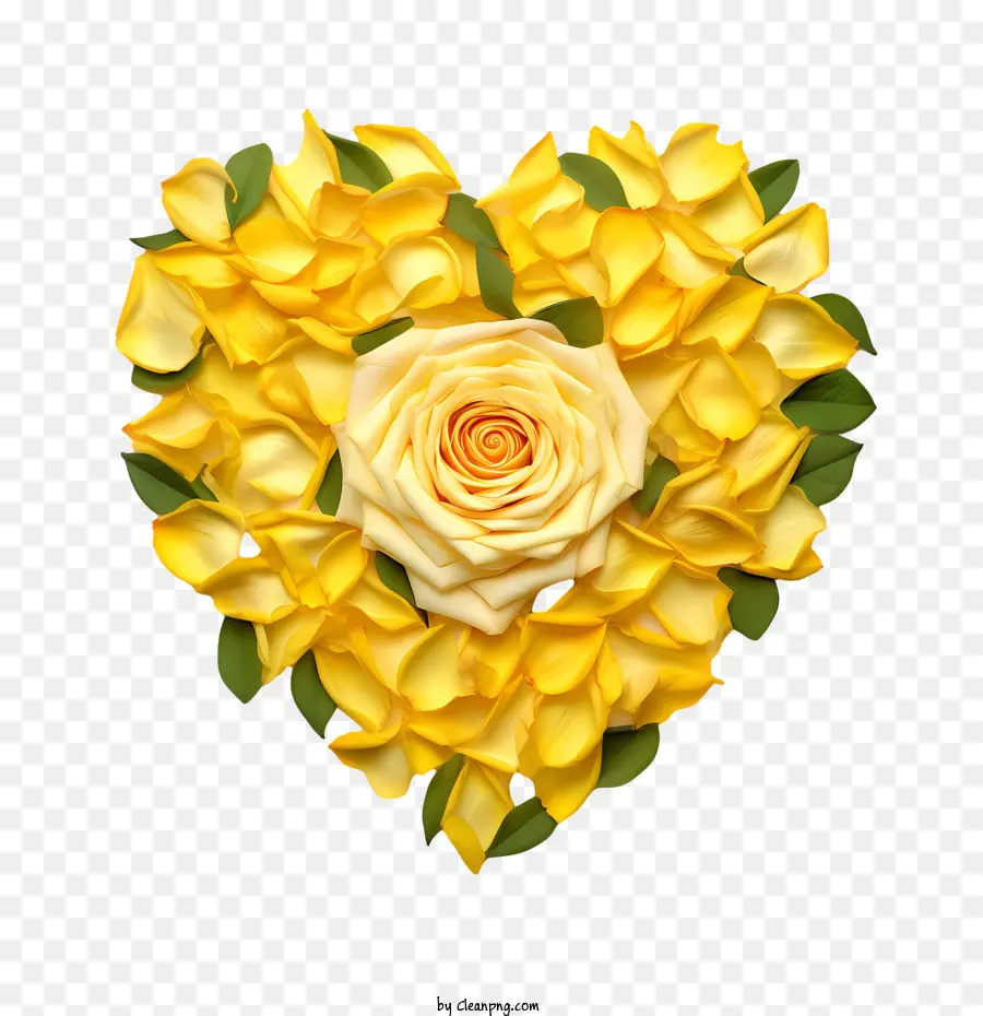 Pétalas De Rosa Amarelas，Flores Amarelas PNG