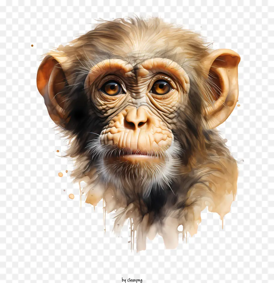 Macaco Dia，Chimpanzé PNG