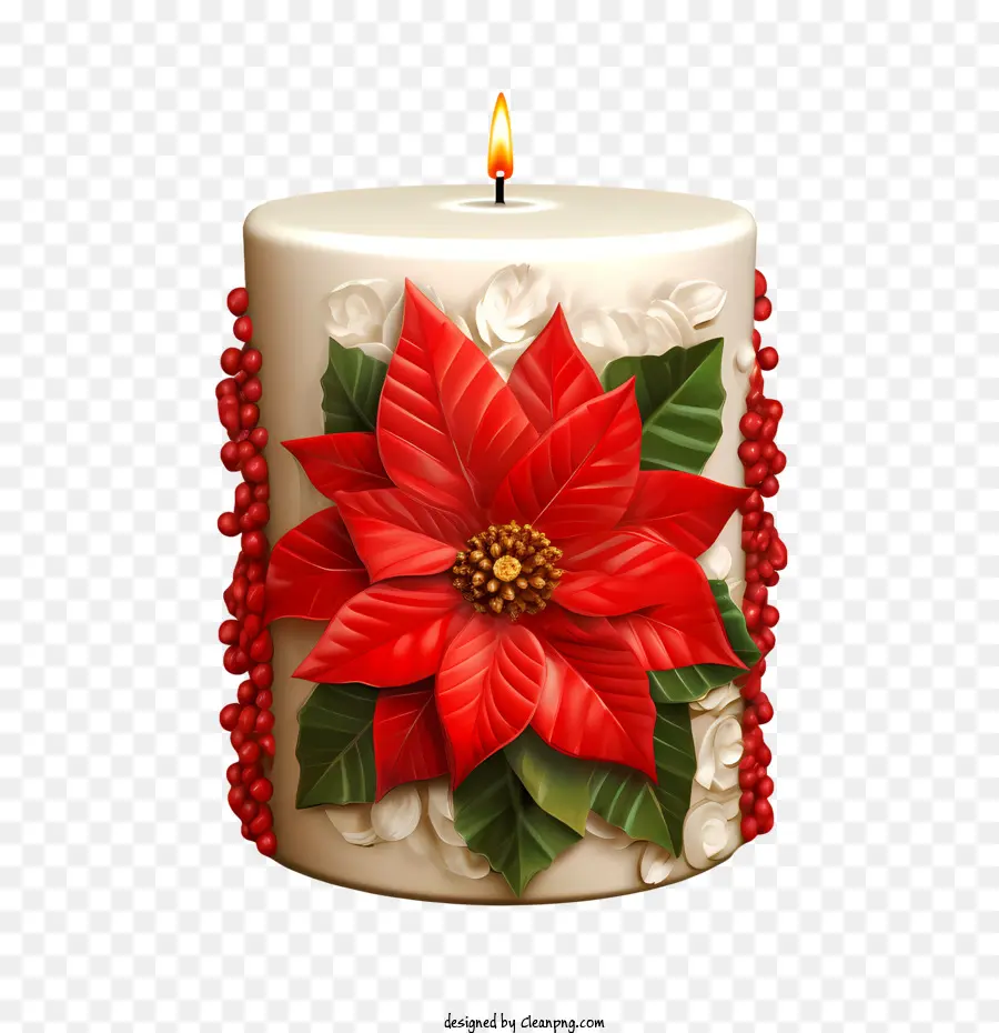 Vela De Natal，Vela Decorativa PNG