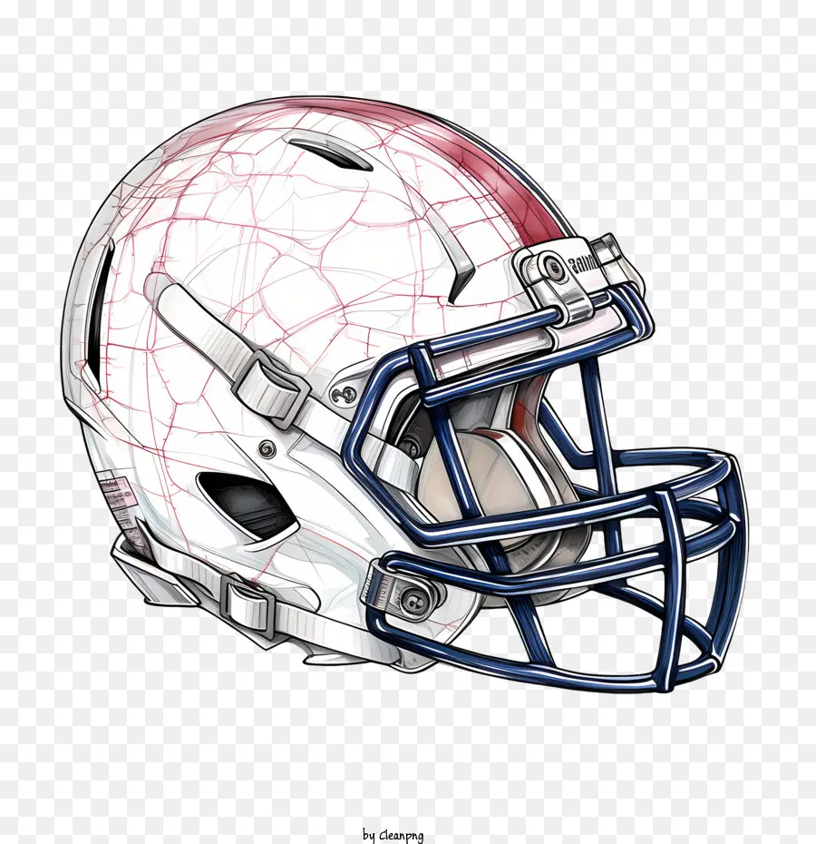 Capacete De Futebol，Branco PNG